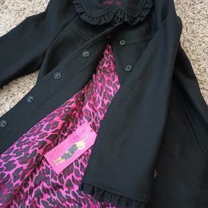 Betsey Johnson Wool Blend Coat (NWT)